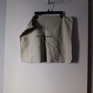 BURBERRY Cotton Felt Drawstring Purse Bag